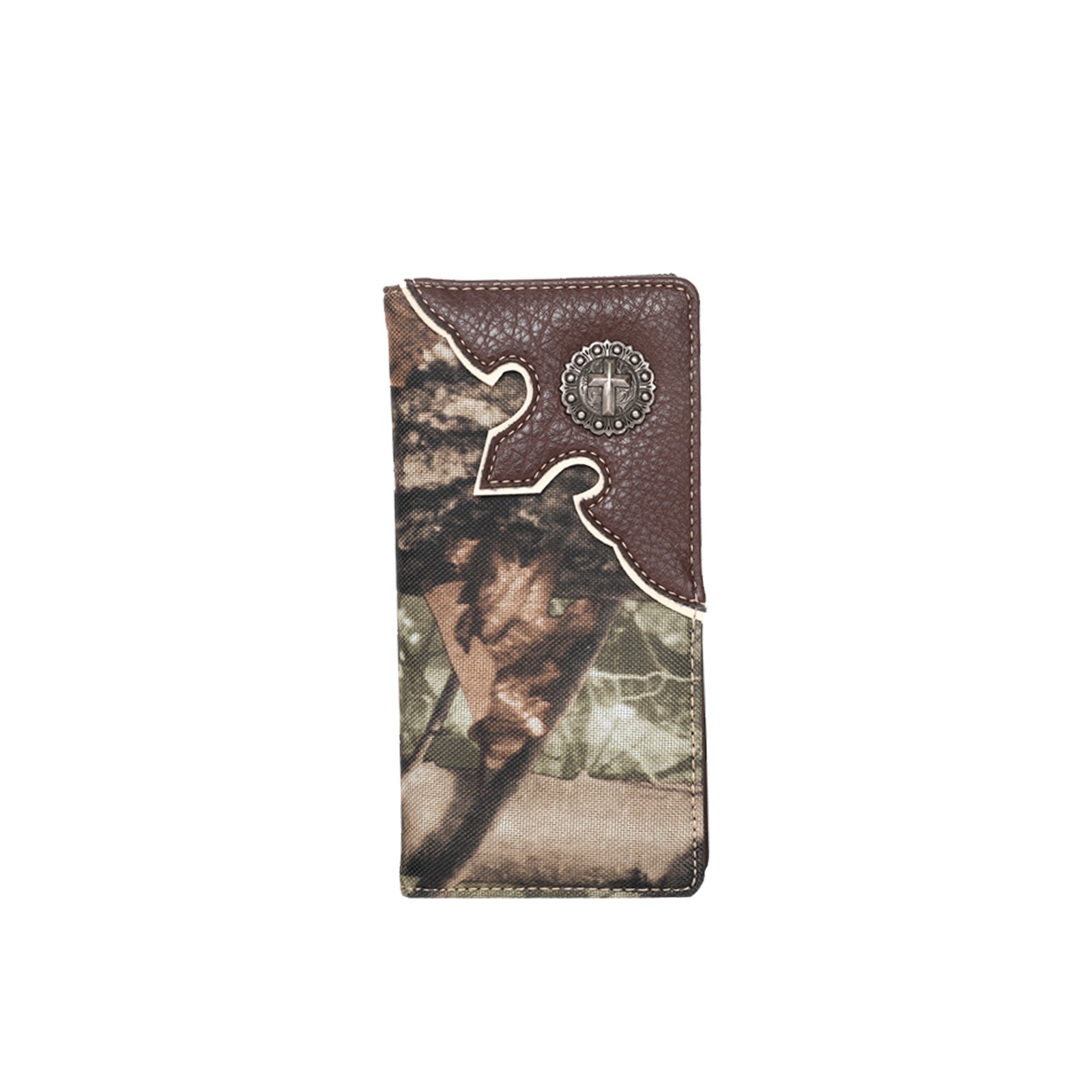 Montana West Camo Print Checkbook Cover Wallet - Stylish & Durable Checkbook Holder for Men & Women - Perfect for Outdoor, Hunting & Everyday Use