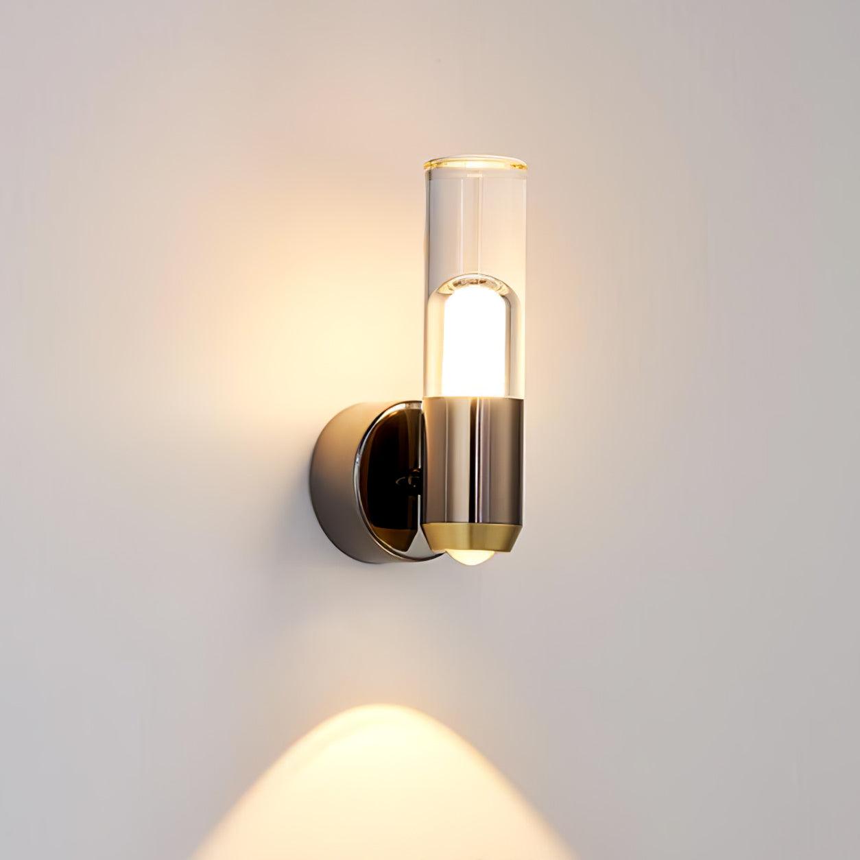 Modern Cylindrical Wall Light - Sleek Contemporary Design for Living Room, Bedroom, or Hallway Lighting - Indoor LED Sconce Fixture