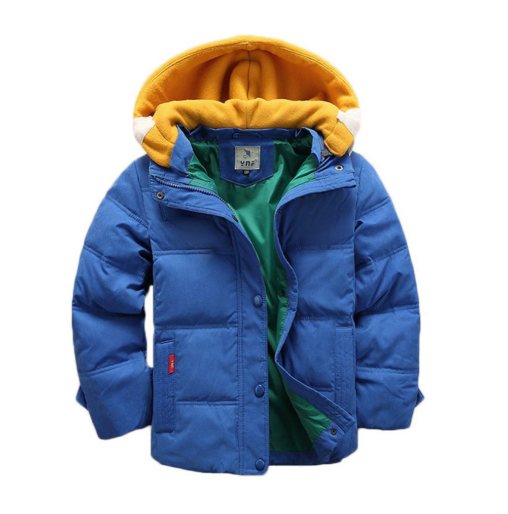 Valentina Kids Winter Thick Hooded Jacket - Warm Quilted Coat for Boys & Girls | Outdoor Play, School, Autumn & Spring Wear