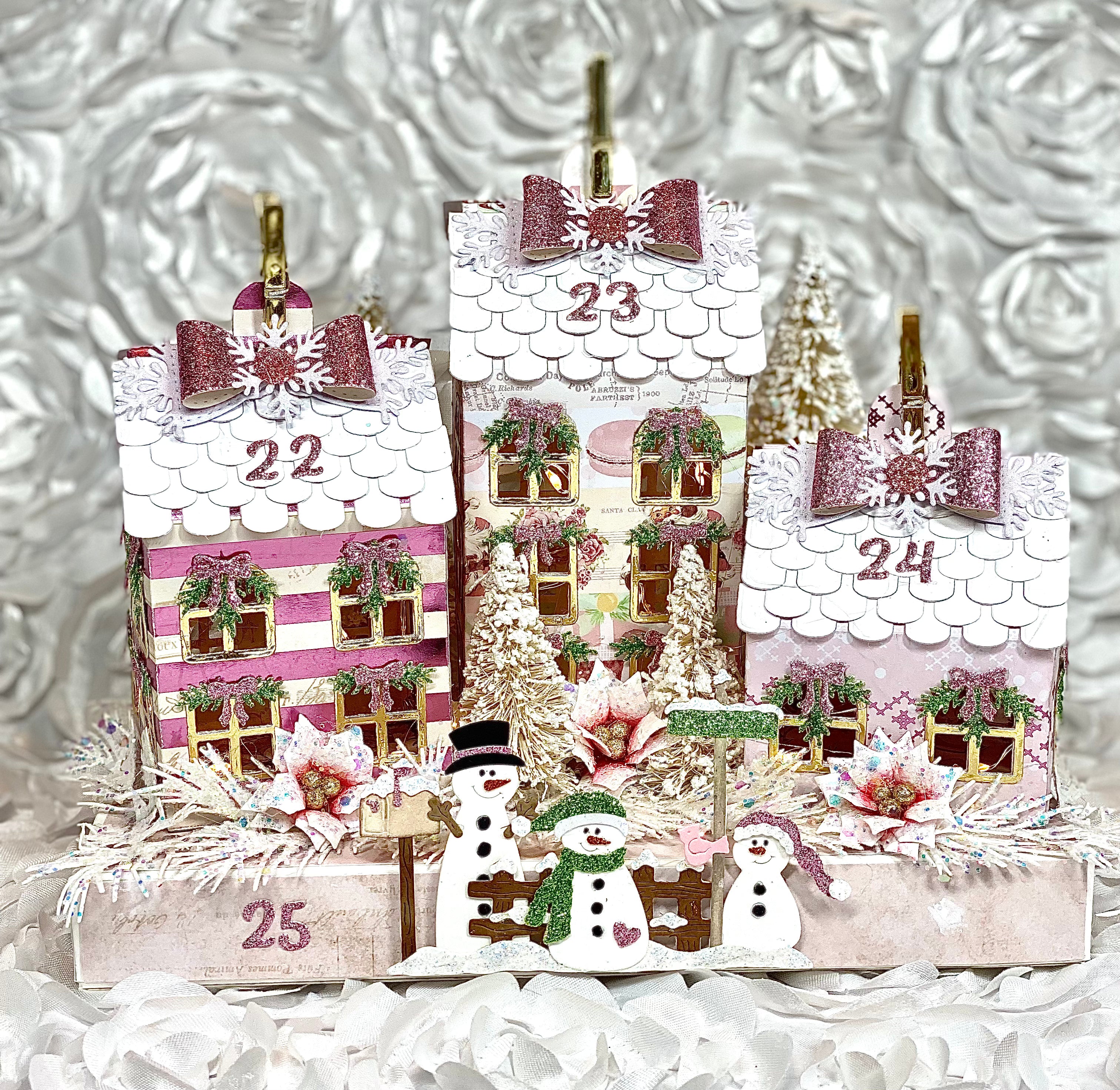 Advent House Gift Box Large - Christmas Countdown Calendar for Kids & Adults - Perfect for Holiday Decorations & Festive Gift Giving