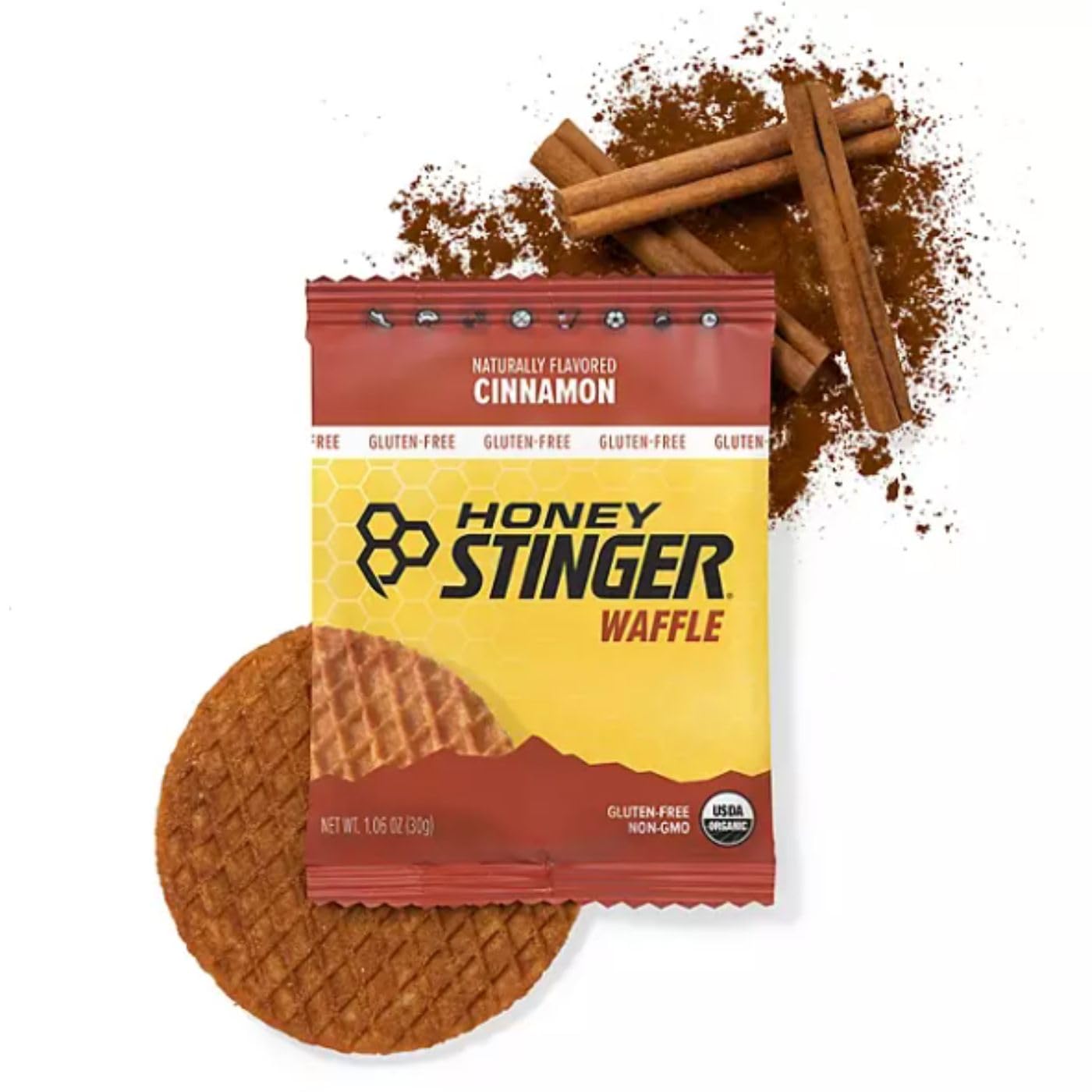 Honey Stinger Organic Waffle Variety Pack - 10 Delicious Flavors (Honey, Vanilla, Salted Caramel, Cinnamon, Cookies & Cream) - Perfect for Hiking, Cycling & Outdoor Activities Energy Snack