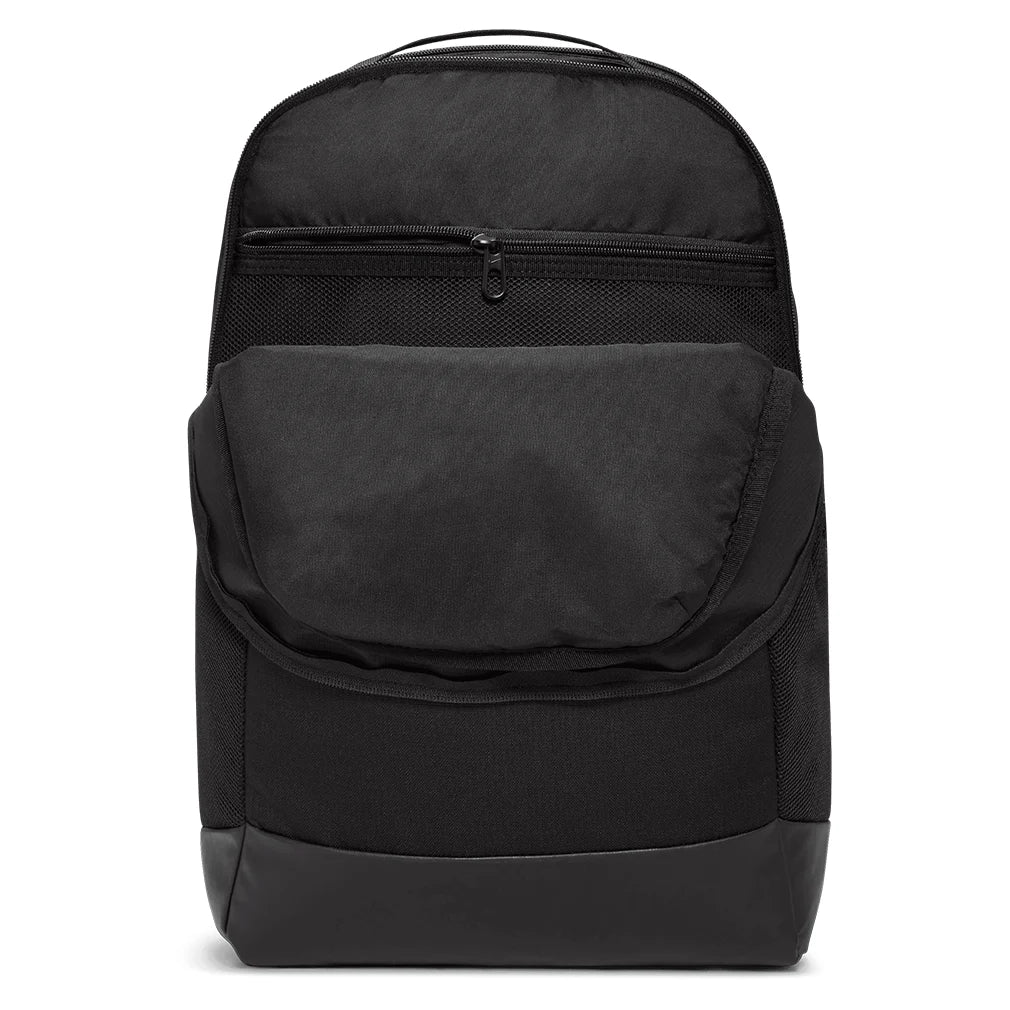 Brasilia 9.5 Medium 24L Black Training Backpack - Perfect for Gym, Hiking, Travel & School | Durable Sports Backpack for Men & Women