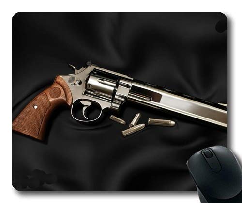 Premium Gaming Mouse Pad with Non-Slip Rubber Base & Stitched Edges - Perfect for FPS, MOBA, and PC Gaming - Gun Control Themed Design for Gamers & Enthusiasts
