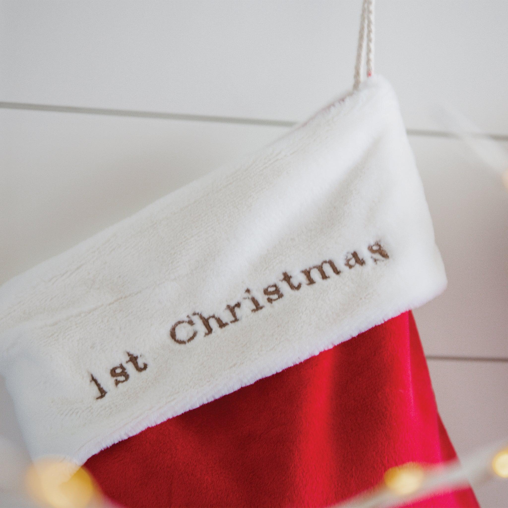 Bunnies By The Bay Christmas Stocking - Holiday Gift Stocking for Kids, Baby & Toddlers - Perfect for Christmas Decorations & Holiday Gifts