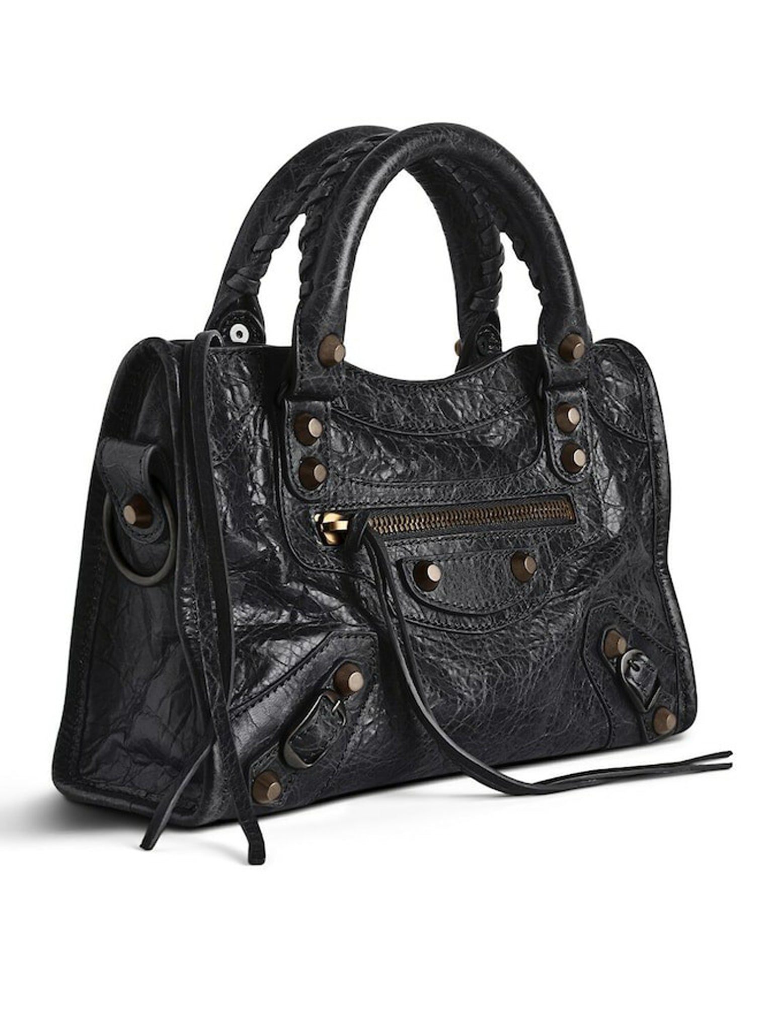 LE CITY MINI Women's Crossbody Bag - Stylish Black Leather Purse for Everyday Use, Work & Travel