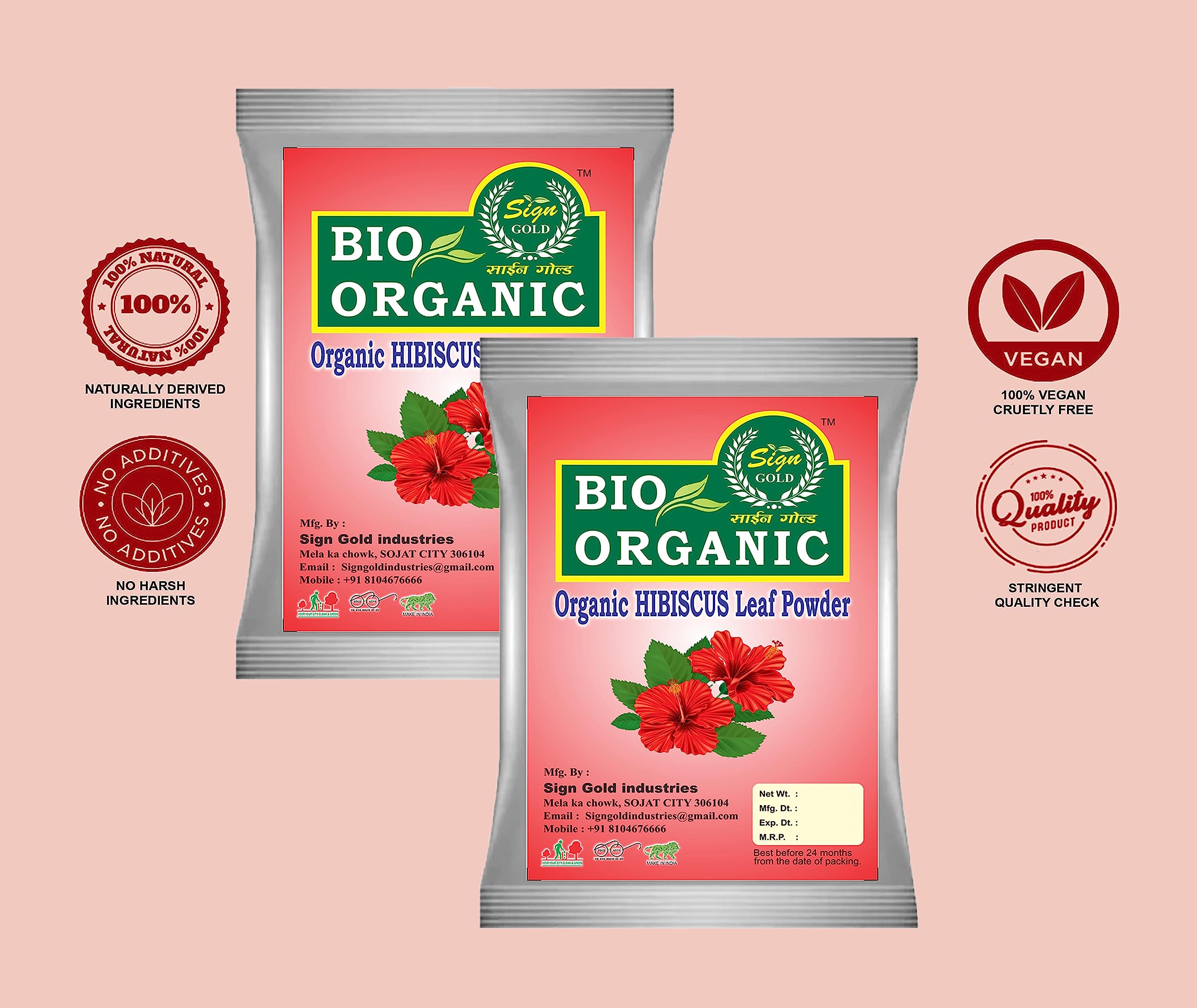 Premium Organic Hibiscus Leaf Powder for Hair Growth & Skin Care - 200g | Natural Hair Mask, Face Scrub & DIY Beauty Recipes | Perfect for Homemade Hair Treatments & Glowing Skin