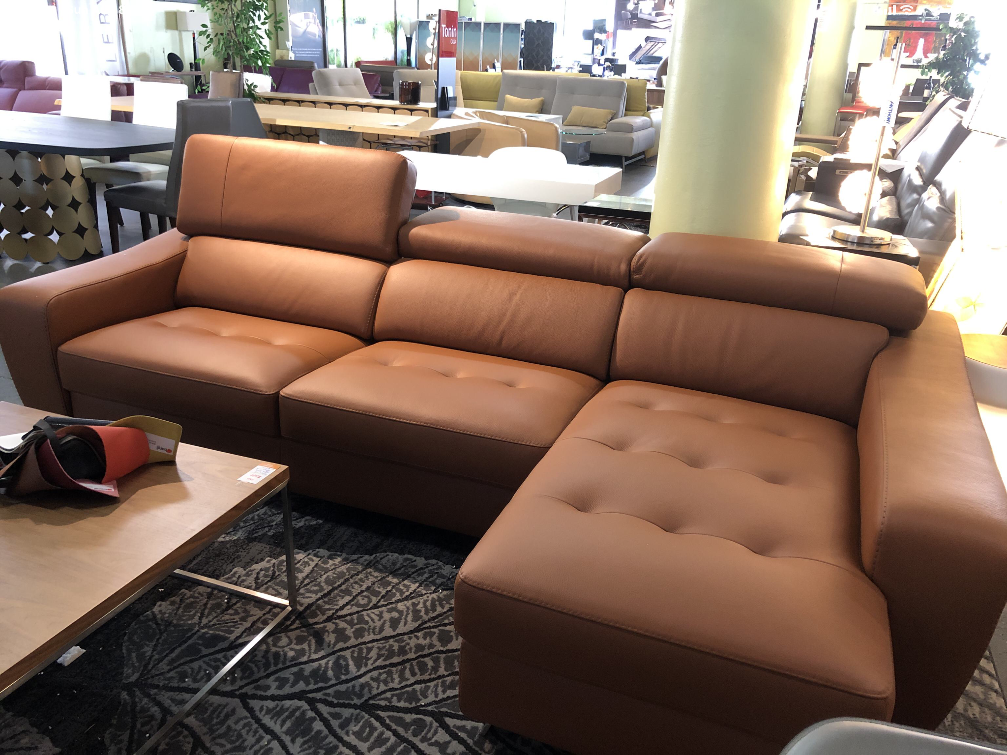 BARDI Waldorf Sectional Sofa with Chaise Lounge - Modern L-Shaped Couch for Living Room, Family Room & Home Theater