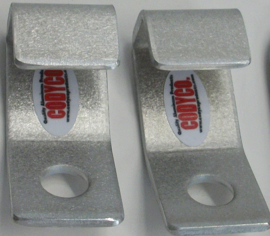 YETI Roadie Cooler Lock - Heavy Duty Aluminum Locking Bracket for Ultimate Ice Chest Protection, 2-Pack CodyCo Overbend Brackets - Ideal for Outdoor Adventures, Camping, and Beach Trips