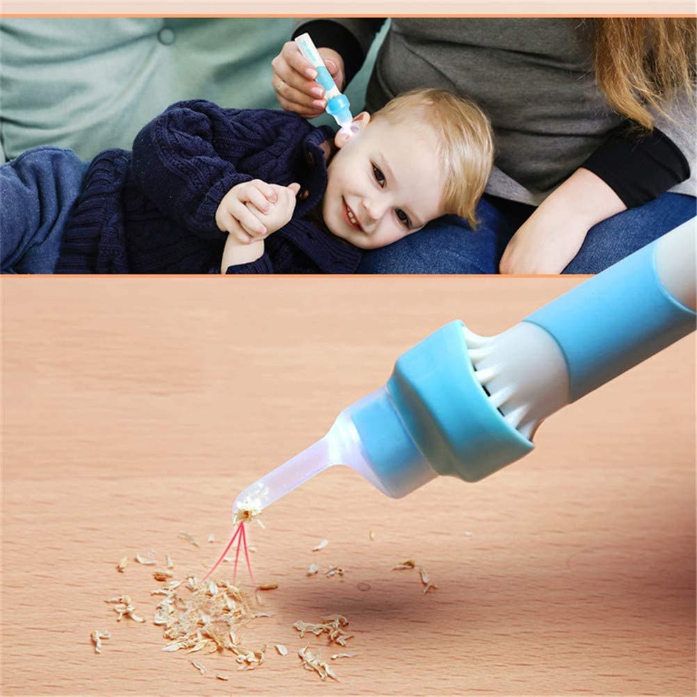 GFYWZZ Electric Ear Wax Removal Kit - Automatic Vacuum Ear Cleaner for Kids & Adults | Safe & Painless Earwax Suction Device for Home Use & Travel