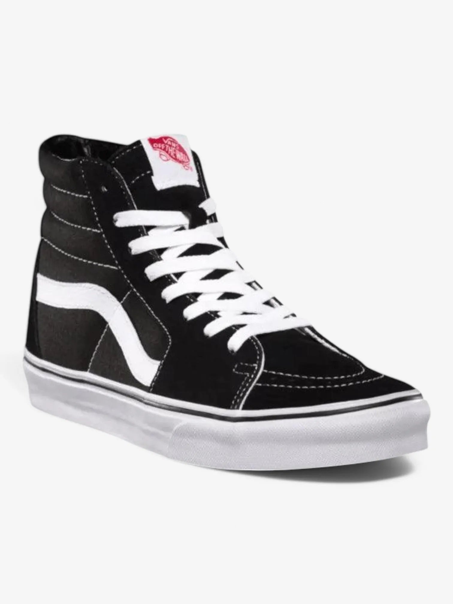Vans Sk8 Hi Black & White Classic Skate Shoes for Men & Women - Perfect for Skateboarding, Streetwear & Casual Fashion