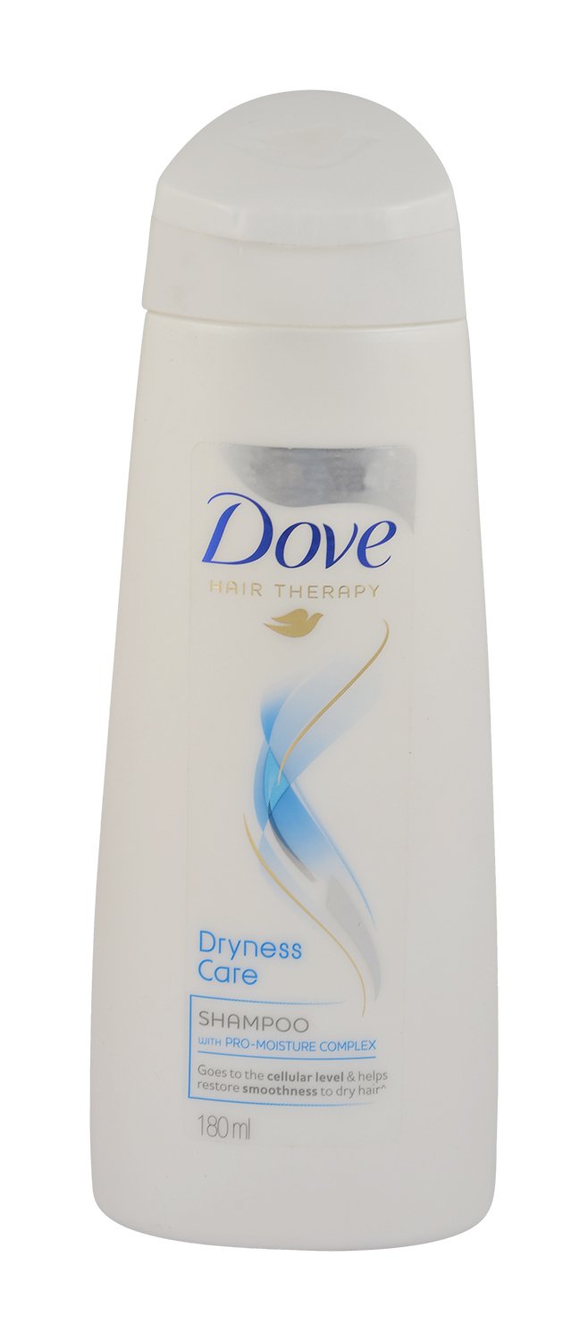 Dove Dryness Care Shampoo for Dry Hair - 180ml Hydrating Bottle for Women & Men - Perfect for Daily Use, Travel & Home Hair Care Routine