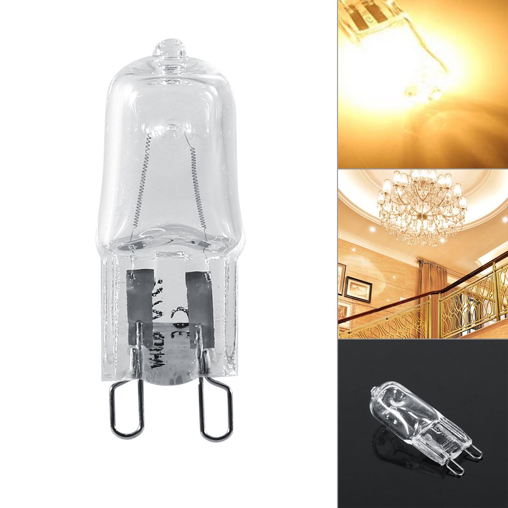 G9 LED Bulbs 40W Soft White Light (10-Pack) - 120V Energy Efficient Halogen Replacement Bulbs for Home Lighting, Warm White Bright Light - Perfect for Chandeliers, Lamps & Decorative Fixtures