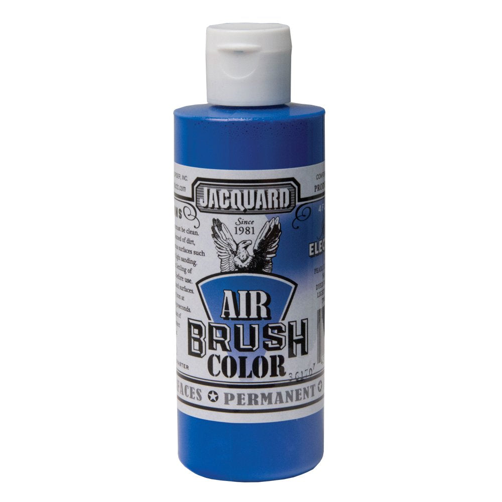 JACQUARD Airbrush Color Iridescent Series - Premium Metallic Paint for Art, Crafts & DIY Projects - Perfect for Canvas, Fabric, and Mixed Media Artwork