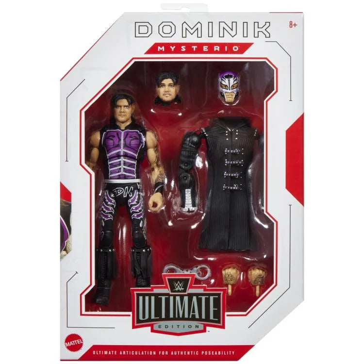Dominik Mysterio WWE Ultimate Edition 23 Action Figure - Collectible Wrestling Toy for Fans & Display - Perfect for Play Battles, WWE Collection, and Gift Giving