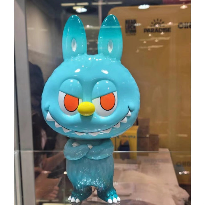Labubu The Monsters Cowawa Blue Kasing Lung - Limited Edition Collectible Figure for Anime & Pop Culture Fans | Perfect for Display, Gifts & Home Decor