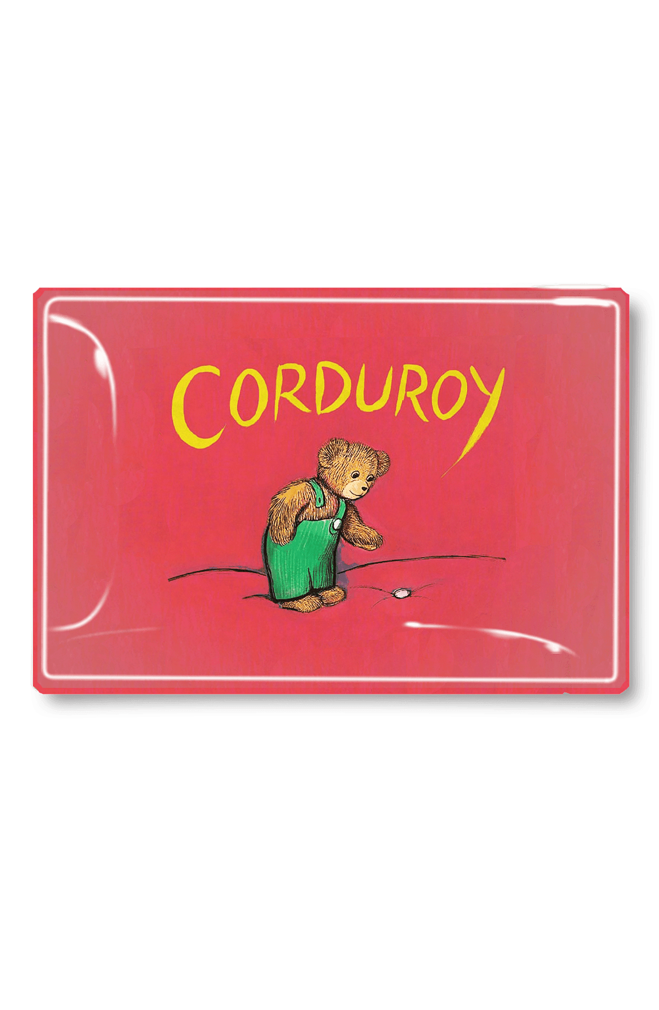 Vintage Corduroy Book Jacket Decoupage Glass Tray - Handmade Decorative Serving Tray for Coffee, Tea, and Breakfast in Bed - Perfect Gift for Book Lovers and Home Decor