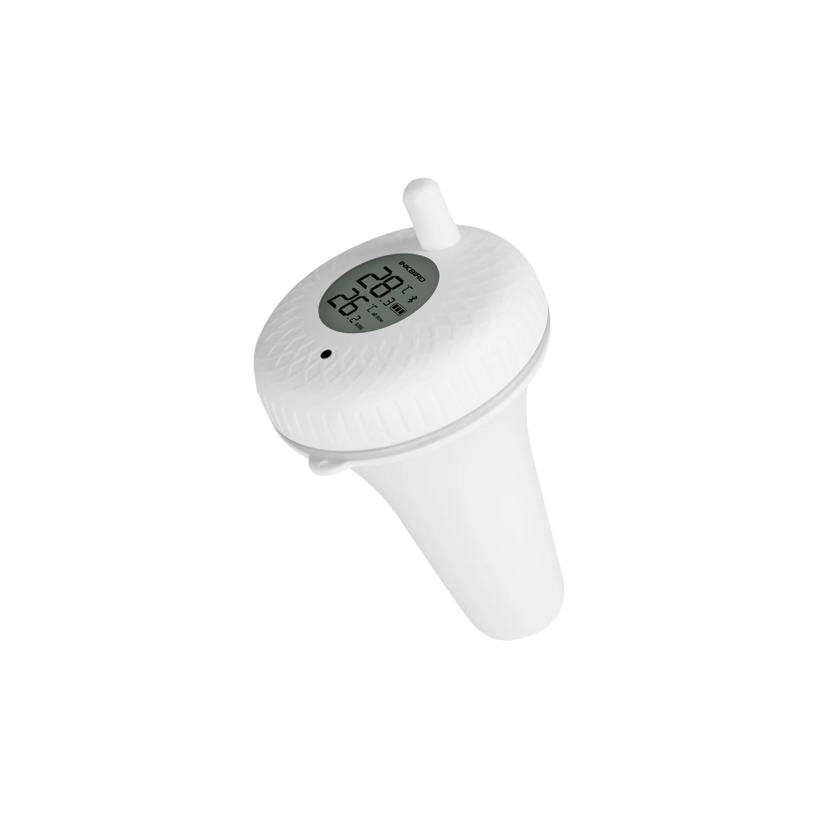 Wireless Bluetooth Pool Thermometer IBS P01B - Waterproof Floating Temperature Sensor for Swimming Pools, Hot Tubs & Spas - Monitor Water Temp Remotely via Smartphone App