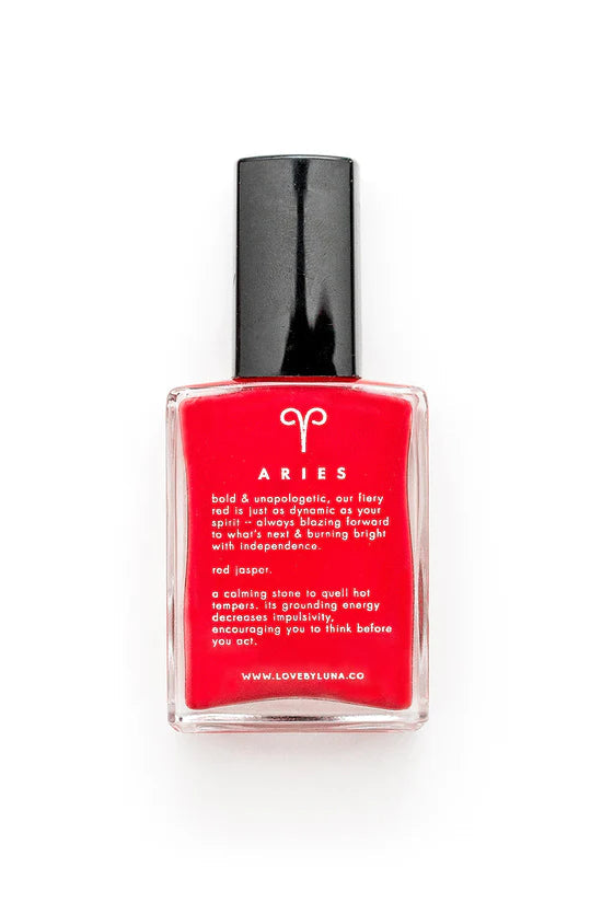 Aries Nail Polish - Long Lasting Vegan Nail Lacquer (12 Colors) - Perfect for Manicures, Pedicures & Nail Art | Salon Quality at Home