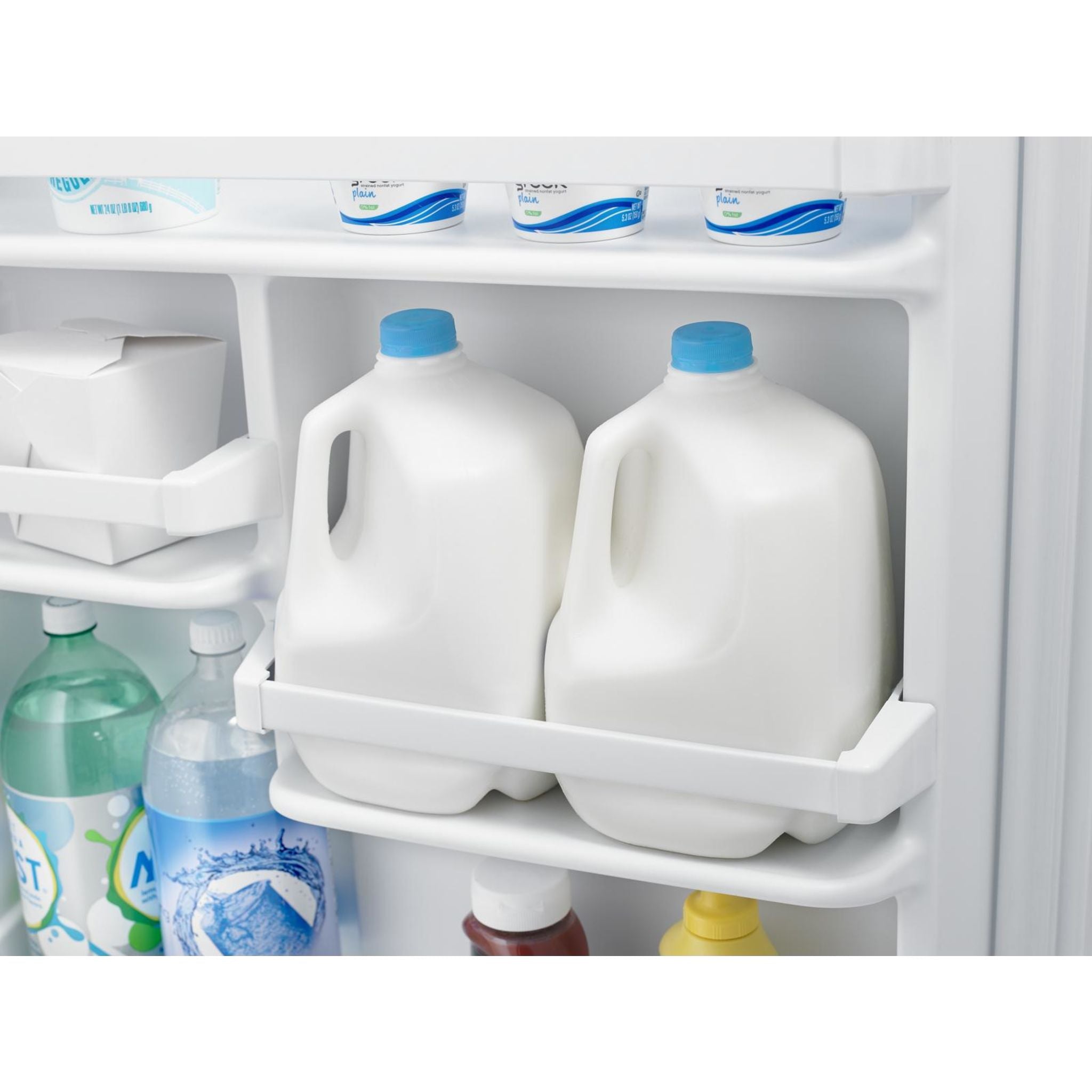Amana 18 Cu. Ft. Top Freezer Refrigerator (ART318FFDS) - Stainless Steel, Energy Star Certified for Efficient Cooling - Perfect for Kitchens, Apartments, and Small Spaces