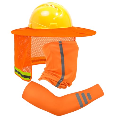 Sun Shade 1+bandana 1+sleeves 1pair Orange