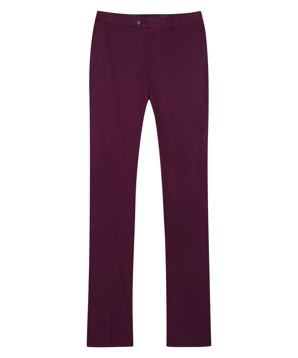 3 Piece Slim Fit Classic Casual Suit for Men - Dark Red | Business, Wedding & Formal Events | Premium Comfort & Stylish Look