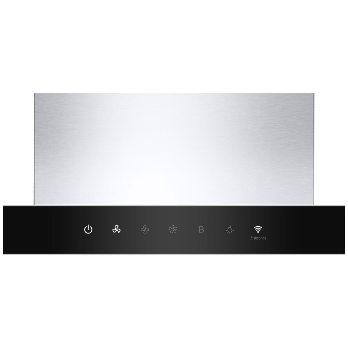 LG BWH607T3S 60cm Series 7 Canopy Range Hood - Stainless Steel Kitchen Exhaust Fan with Powerful Extraction - Perfect for Modern Home Cooking & Open Kitchen Designs