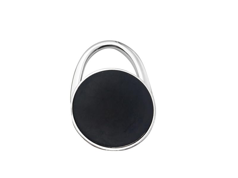 Shining Double Row Rhinestone Queen Crown Foldable Purse Hook - Navy Blue Handbag Hanger for Tables | Restaurant, Bar, Office & Home Use
