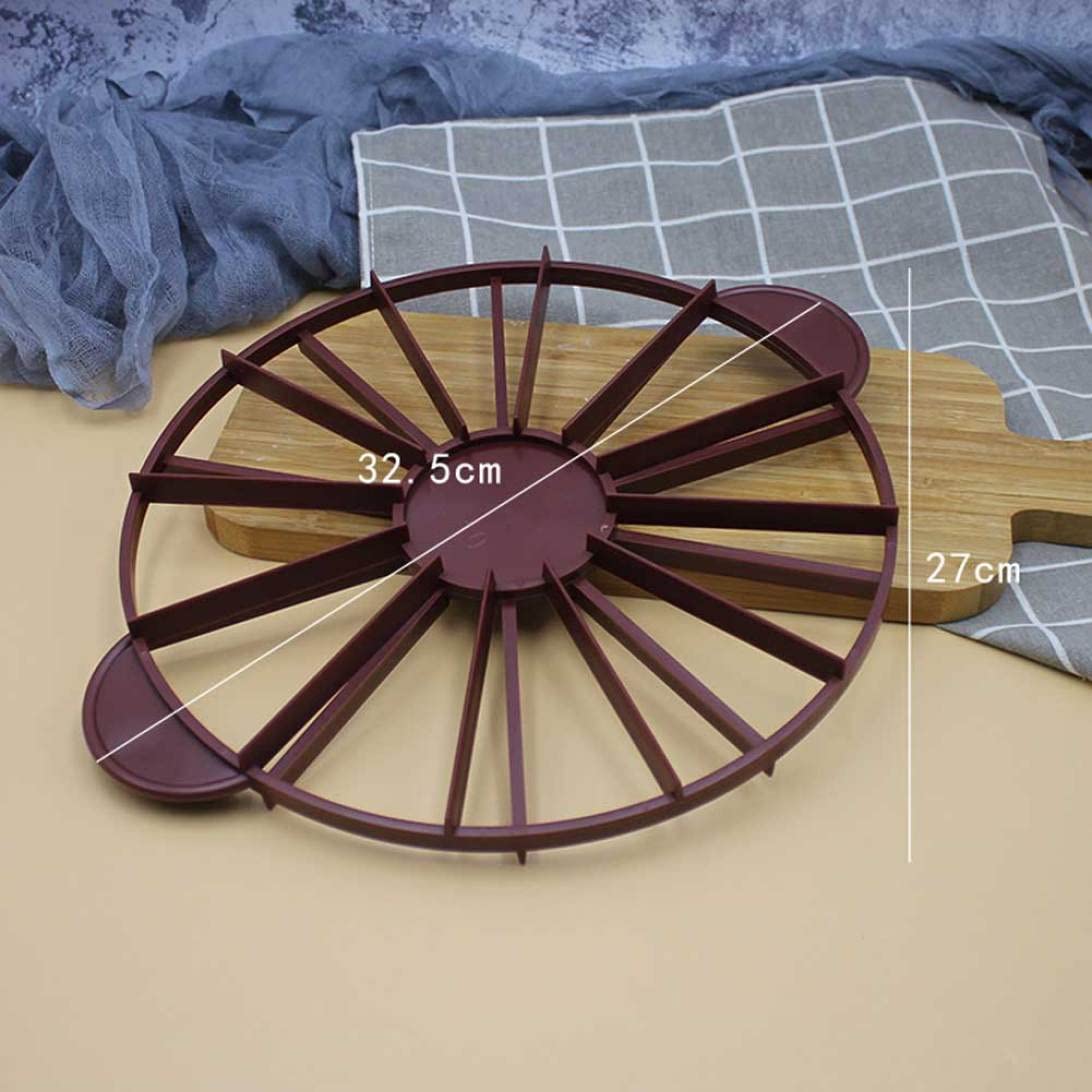 10/12 Adjustable Round Cake Divider - Double-Sided Cake Portion Marker & Separator Tool for Perfect Baking | Ideal for Wedding Cakes, Birthday Parties & Professional Baking