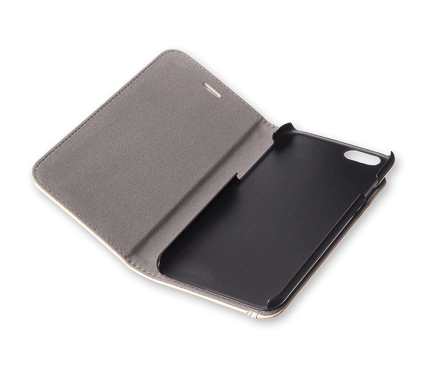 Moleskine Classic Bookstyle Leather Case for iPhone 6 Plus - Premium Protective Cover for Work, Travel & Daily Use