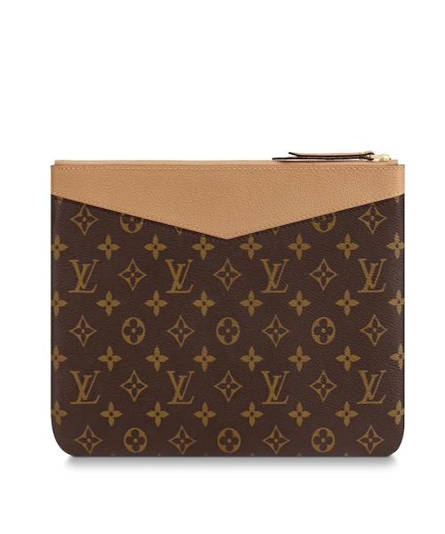Louis Vuitton LV Monogram Canvas Daily Pouch Crossbody Bag - Perfect for Travel, Work & Everyday Use
