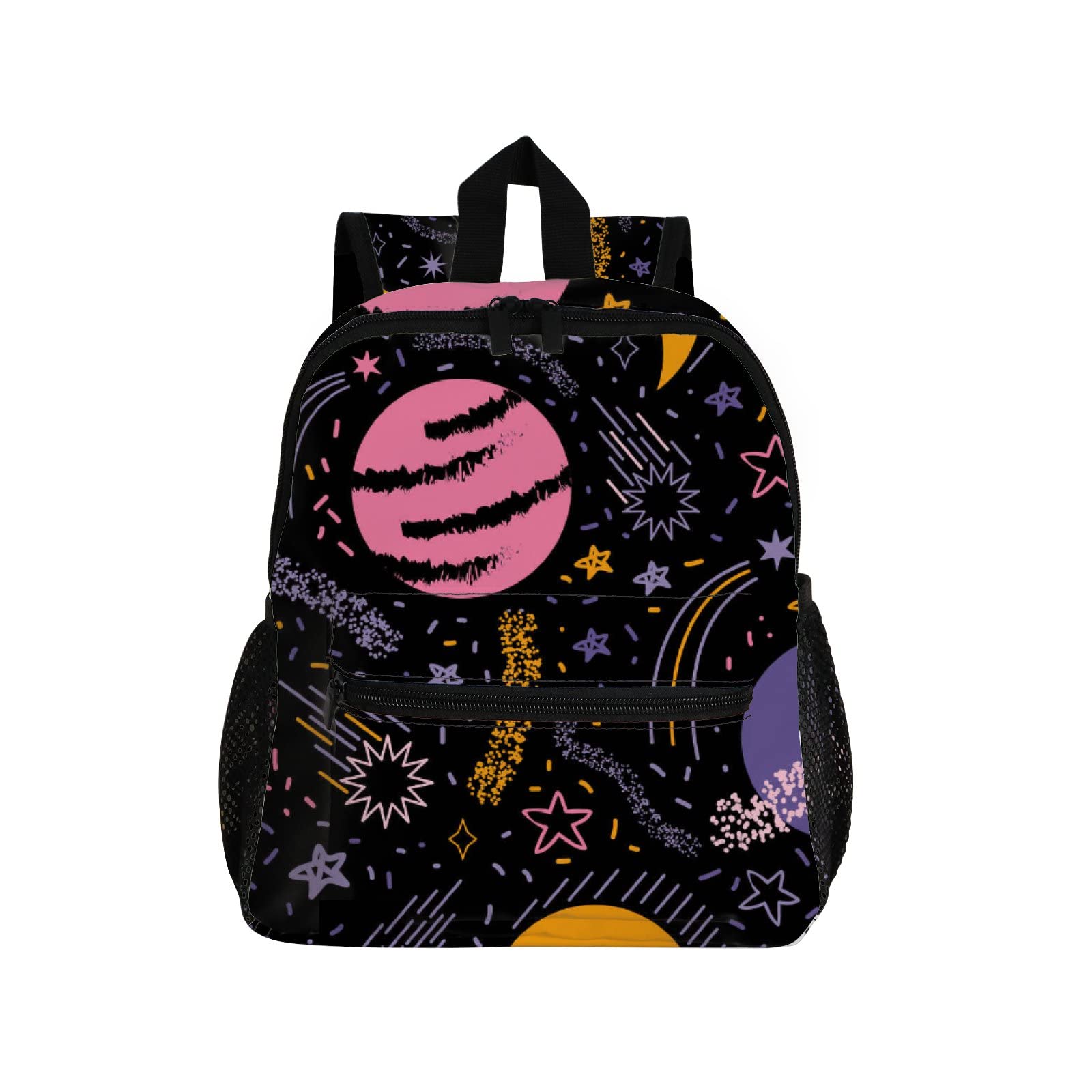 Cosmic Galaxy Constellation Kids Backpack for Boys & Girls - Waterproof School Backpack for Toddler & Kindergarten - Perfect for Daily Use, Travel & Outdoor Adventures
