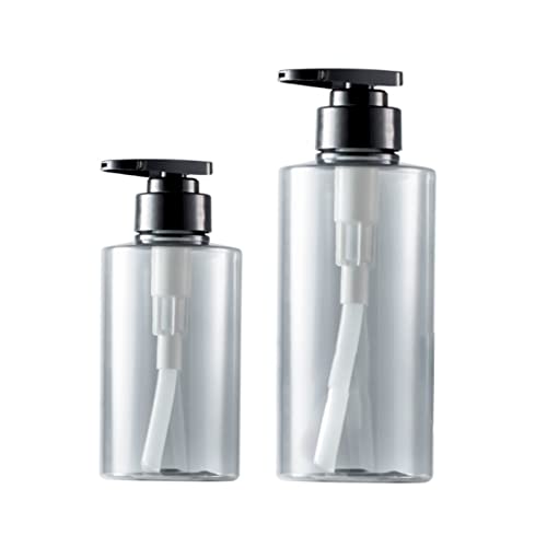 300ml Light Green Soap Dispenser Bottle Set - Hand Sanitizer, Shampoo, Body Wash & Shower Gel Container for Bathroom, Kitchen & Travel | Portable 300ml/500ml Lotion Dispenser for Home & Outdoor Use