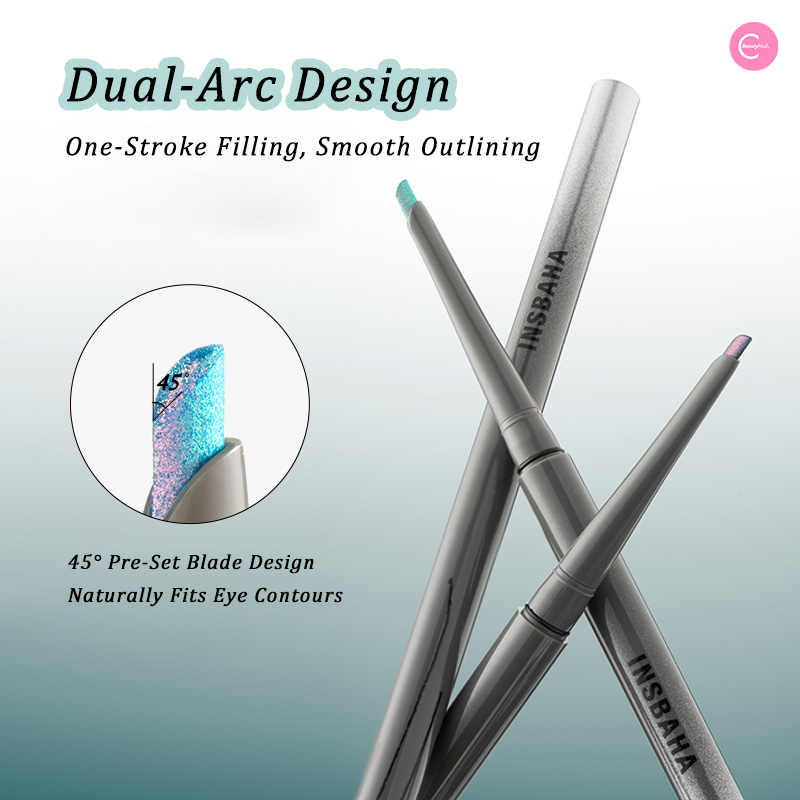 INSBAHA Solo Gel Eyeliner Pen - Waterproof, Smudge-Proof & Long-Lasting Liquid Eyeliner for Precise Winged Liner - Perfect for Everyday Makeup, Party Looks & Professional Use