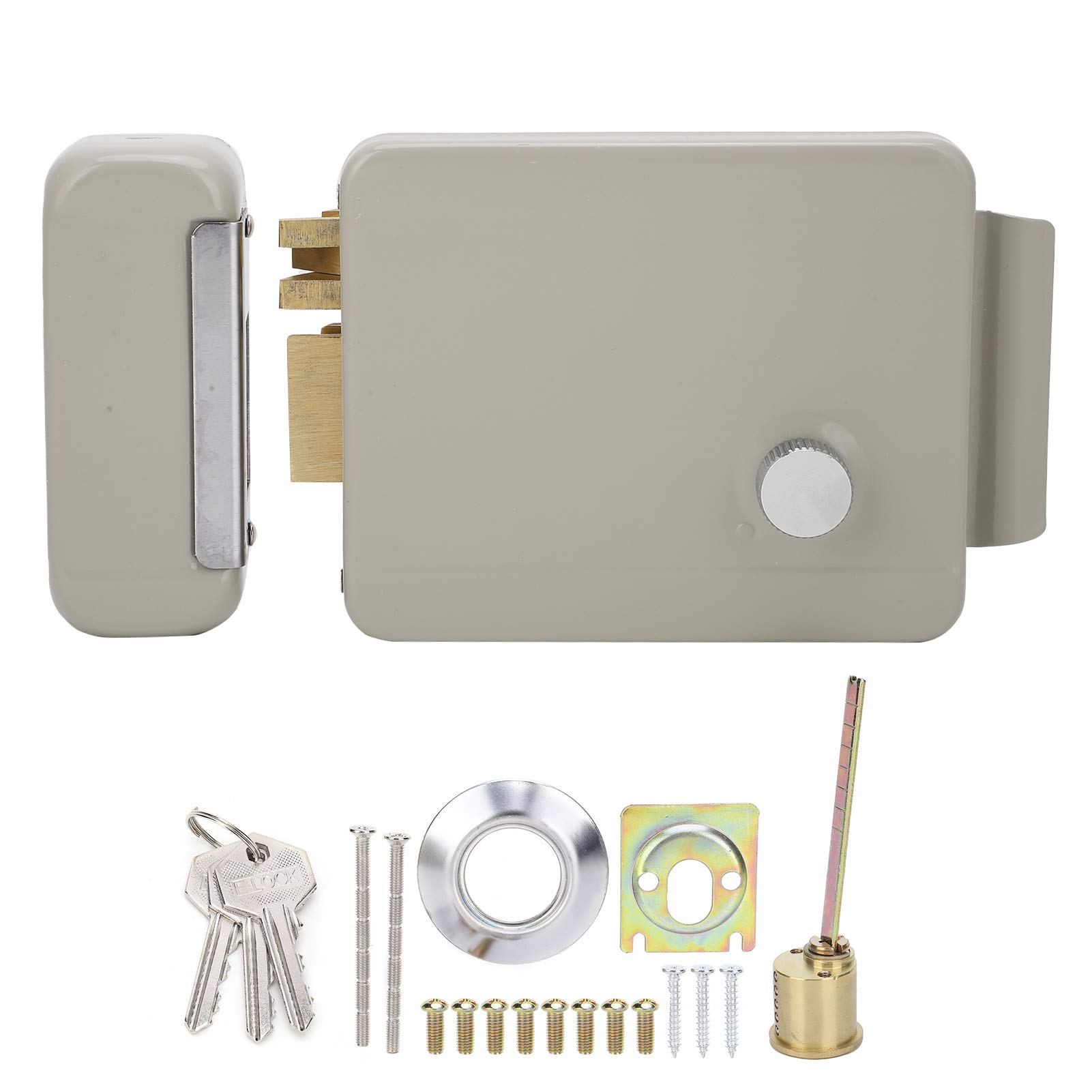 9-12V 2-Wire Door Strike Lock - Heavy Duty Electric Door Lock for Iron & Wooden Doors - Secure Entry for Homes, Offices & Commercial Buildings