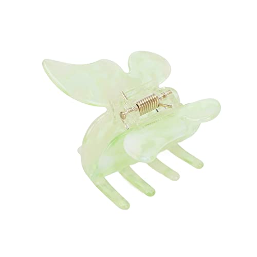 Small Hair Claw Clips for Women & Girls - Durable Hair Accessories for Styling (Apple Green)