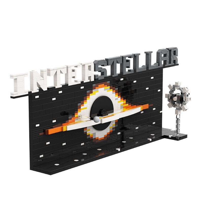 755 Pcs MOC 132703 Interstellar Black Hole Building Blocks Set - Gobricks Version - Creative Space-Themed Construction Toy for Adults & Kids - Perfect for STEM Learning, Home Decoration & Gift Giving