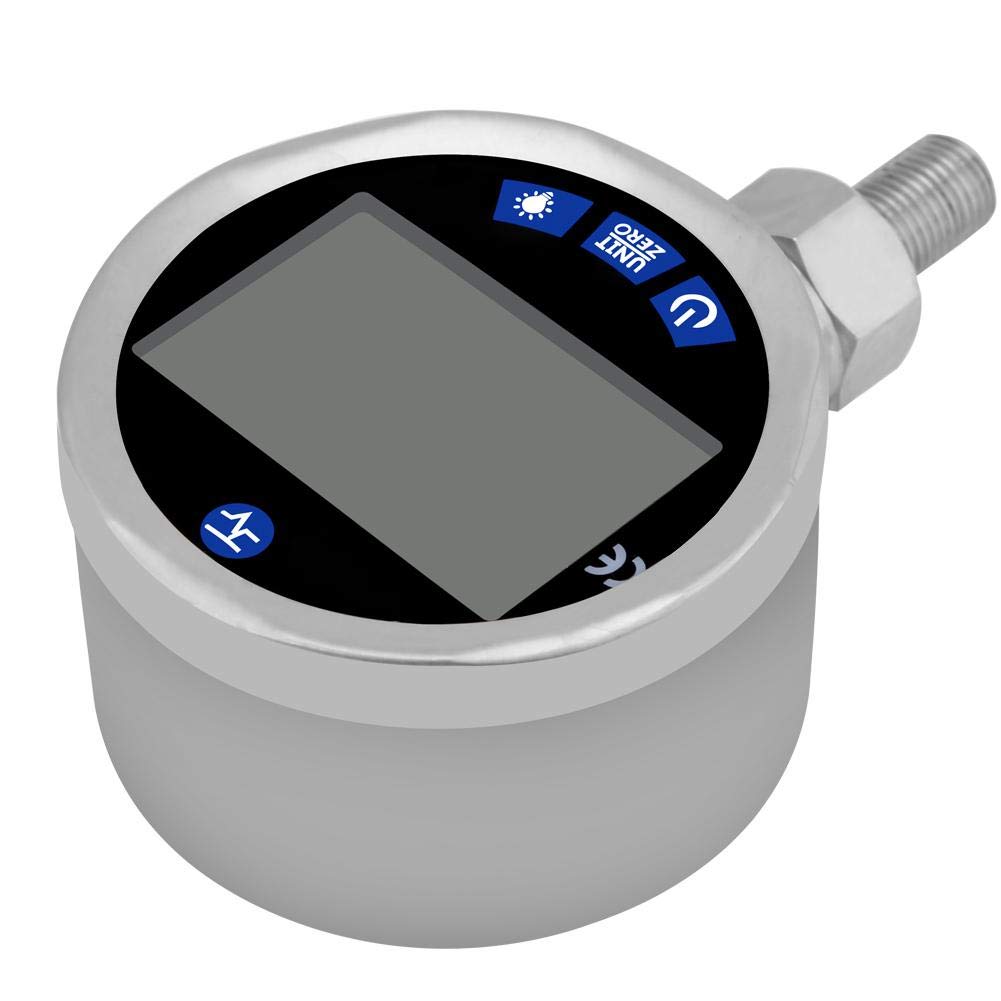 Digital Pressure Gauge 400BAR 0-40Mpa 10000PSI - DPG-80B Hydraulic Gauge with G1/4 Connector for Oil, Gas & Water Pressure Measurement | Ideal for Industrial, Automotive & HVAC Systems