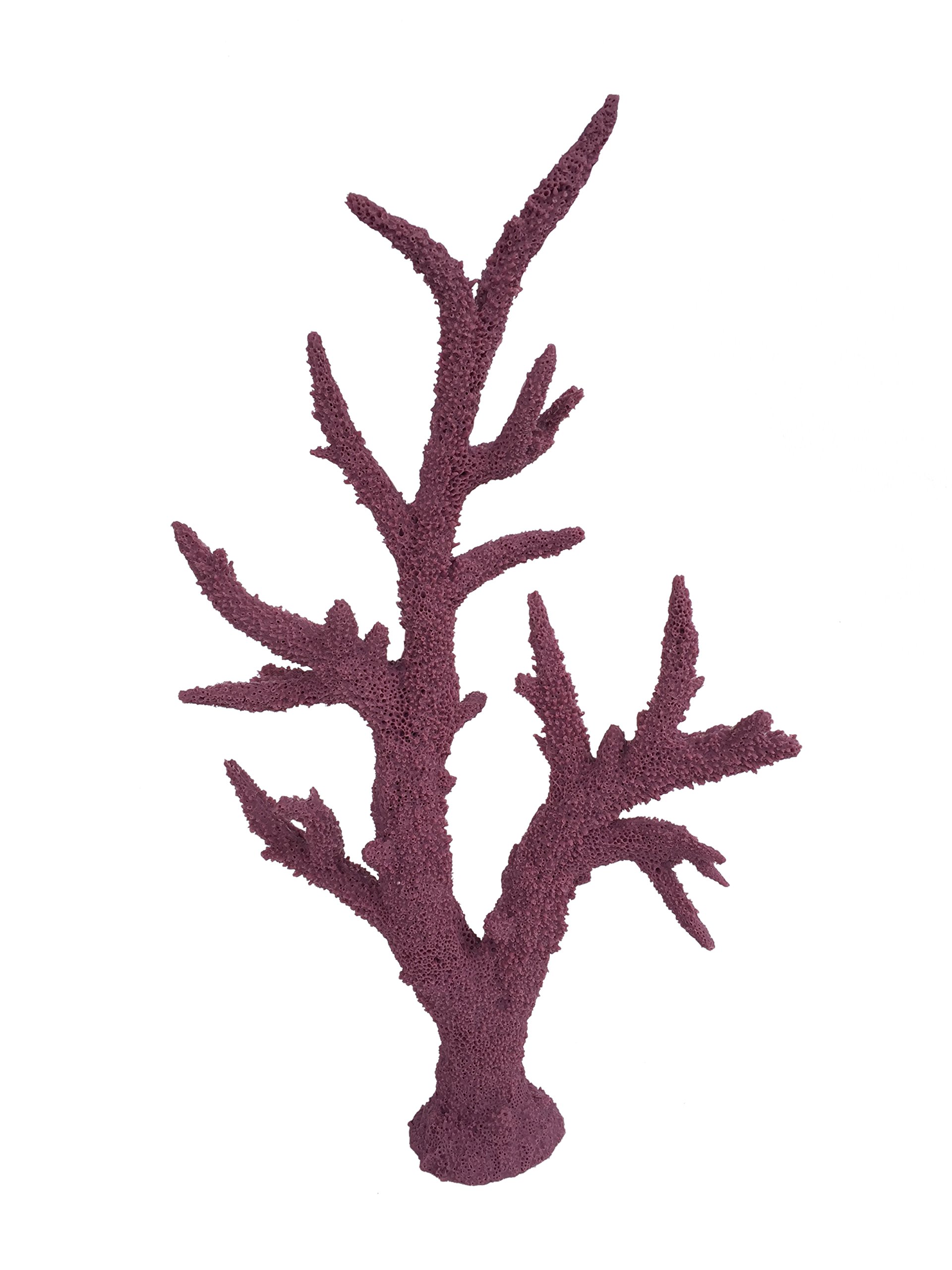 Stunning Purple Staghorn Coral Replica - Tall Medium Size for Home Decor, Aquarium, and Ocean-Themed Party Decorations