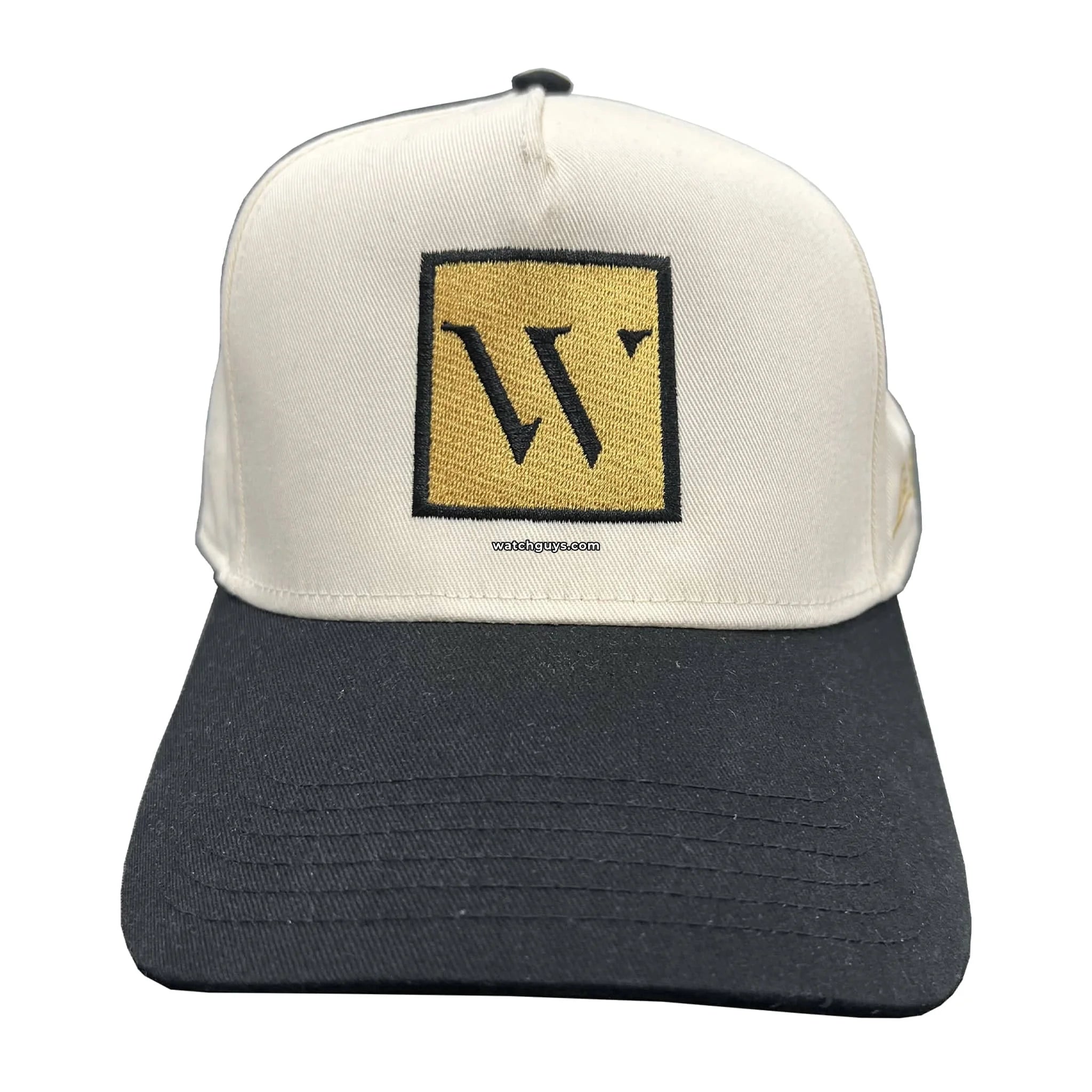WatchGuys Hat for Men & Women - Beige & Yellow Adjustable Baseball Cap - Perfect for Outdoor Activities, Sports, and Casual Wear