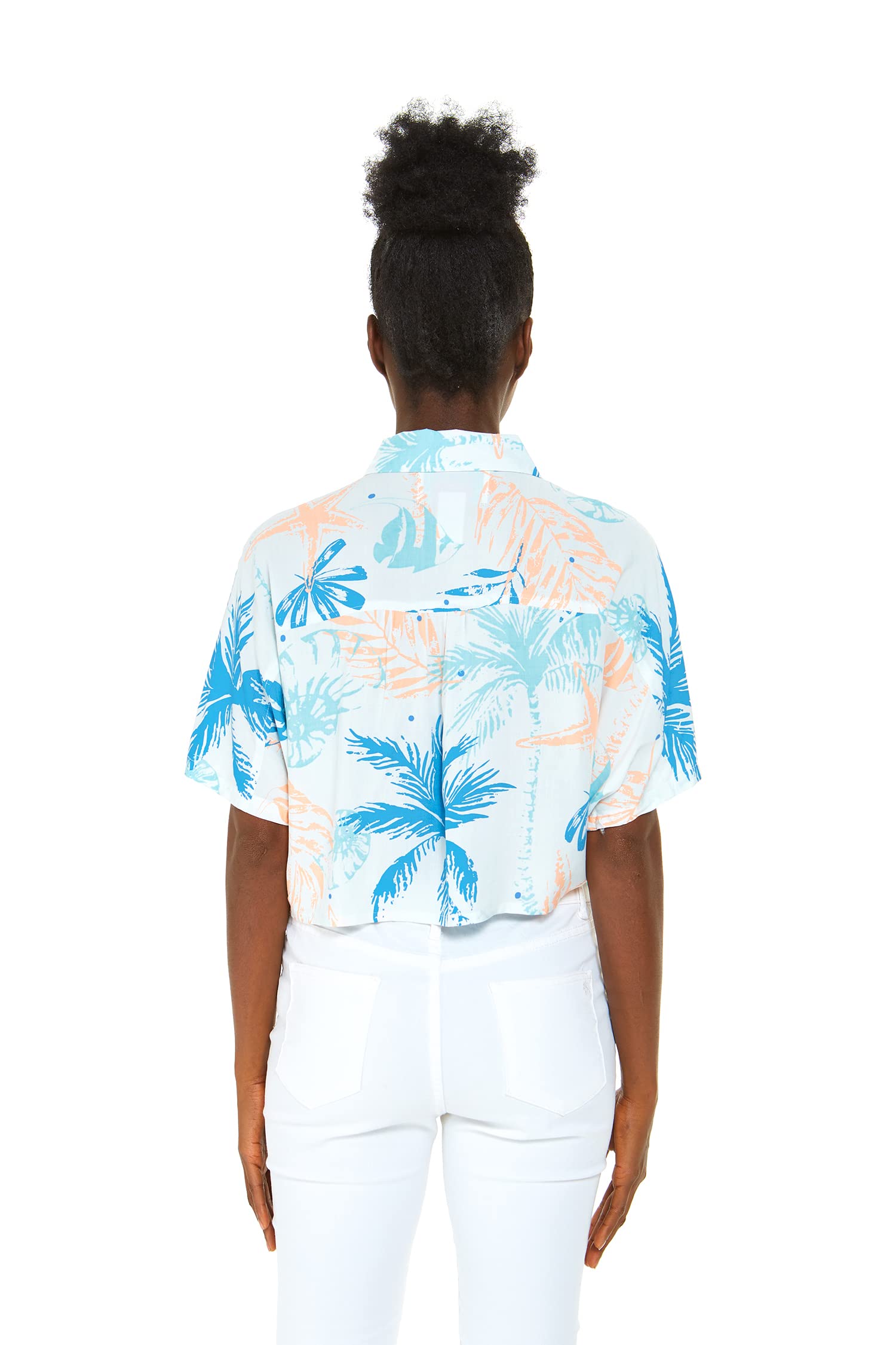 Hawaiian Luau Shirt for Couples - Sandy Beach White Matching Outfits for Beach Party, Summer Vacation & Tropical Getaways