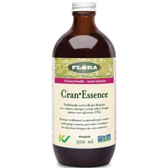 Flora Cran Essence 500mL - Pure Cranberry Extract for Immune Support & Urinary Tract Health - Perfect for Smoothies, Juices & Wellness Drinks