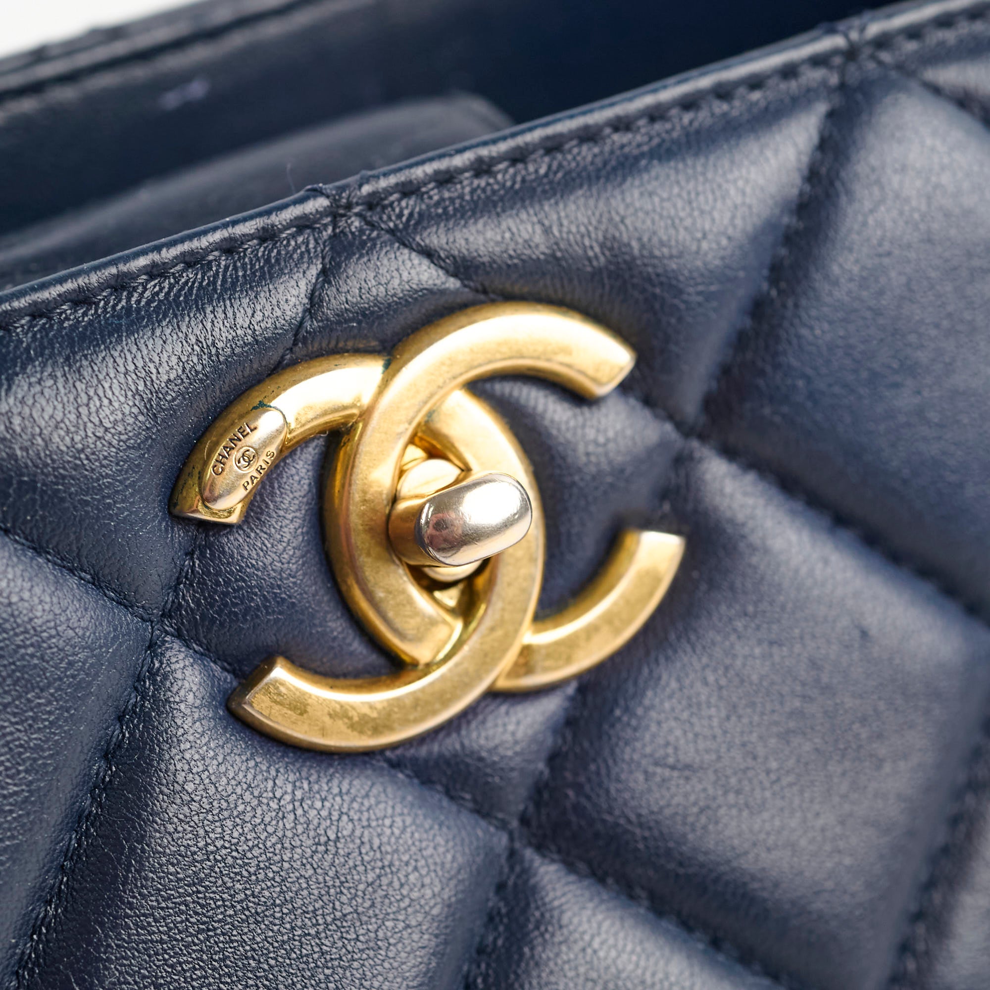 Chanel Navy Blue Seasonal Shoulder Bag for Women | Luxury Designer Handbag for Casual Outings, Parties & Travel | Fashionable Crossbody Purse with Adjustable Strap