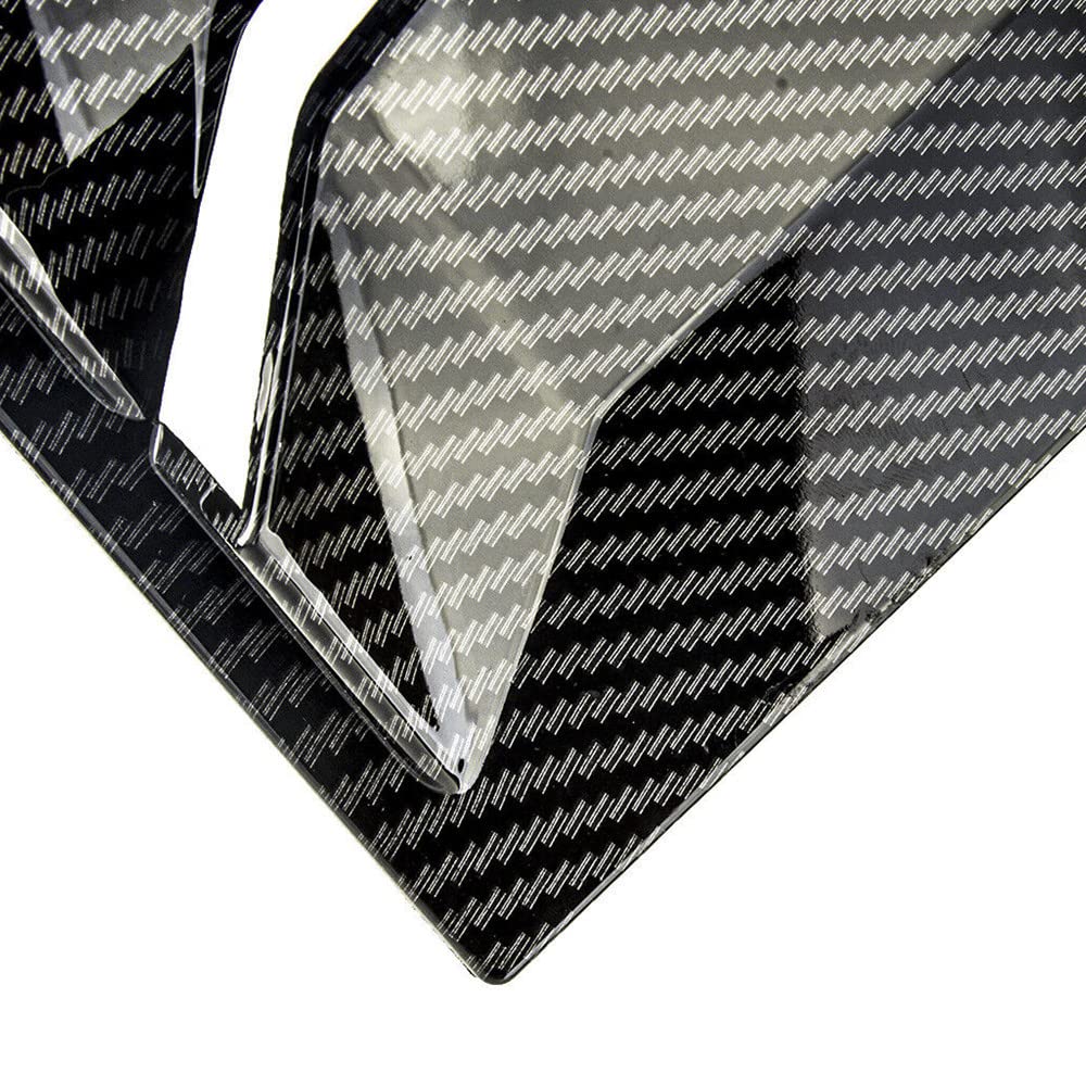 2PCS Rear Side Window Louvers for Nissan Altima 2019-2022 - Carbon Fiber Style Air Vent Scoop Shades - Racing Accessories for Car Decoration & Sun Protection - Perfect for Street Racing & Summer Driving