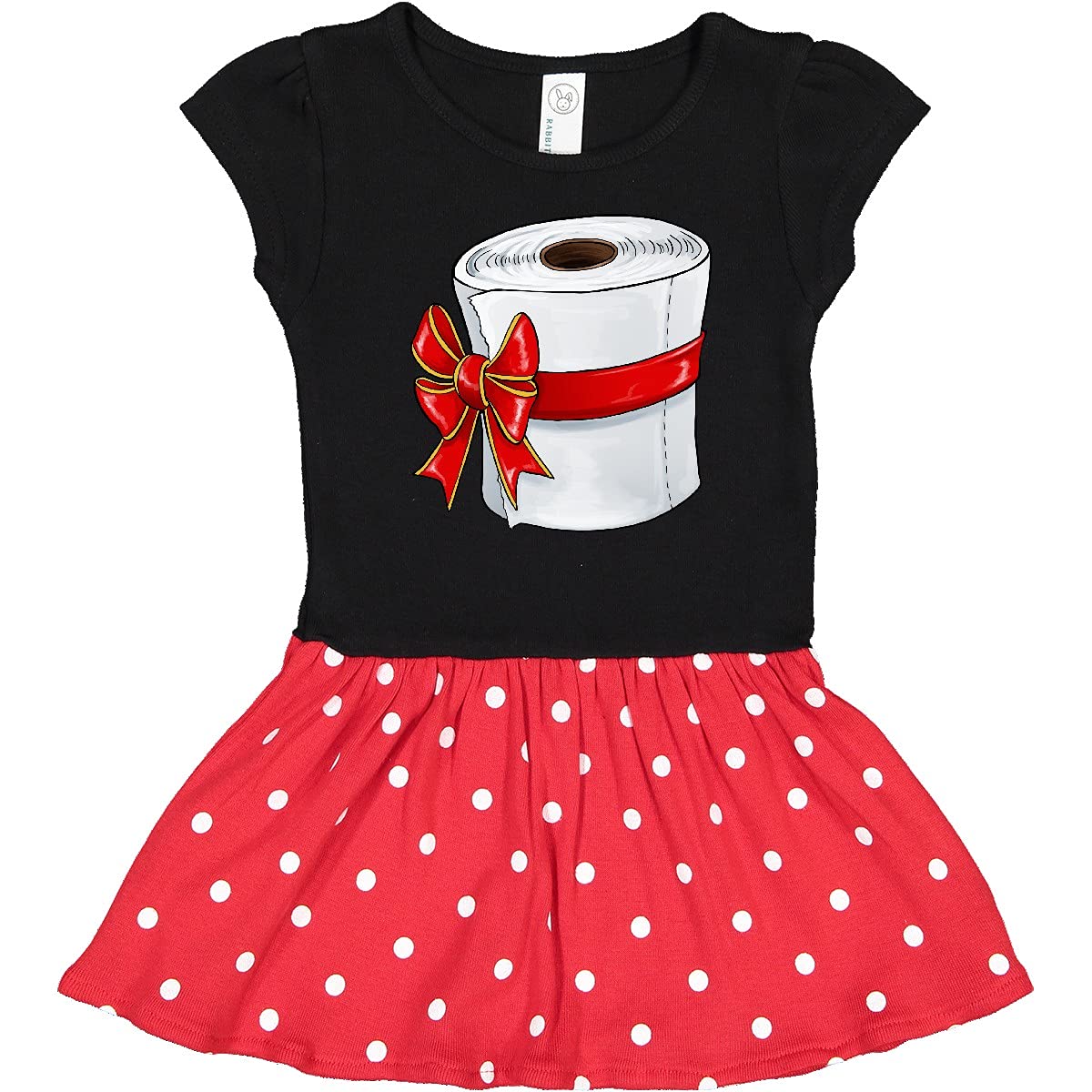 Inktastic Adorable Bow Infant Dress - Cute Baby Girl Outfit for Special Occasions, Parties & Photoshoots