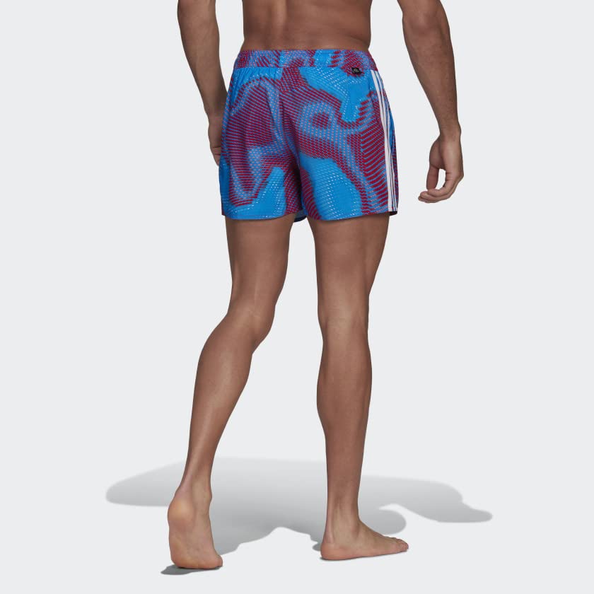 Adidas Men's Melbourne Graphic Swim Shorts - Quick-Dry, Comfortable Swim Trunks for Beach, Pool & Summer Activities