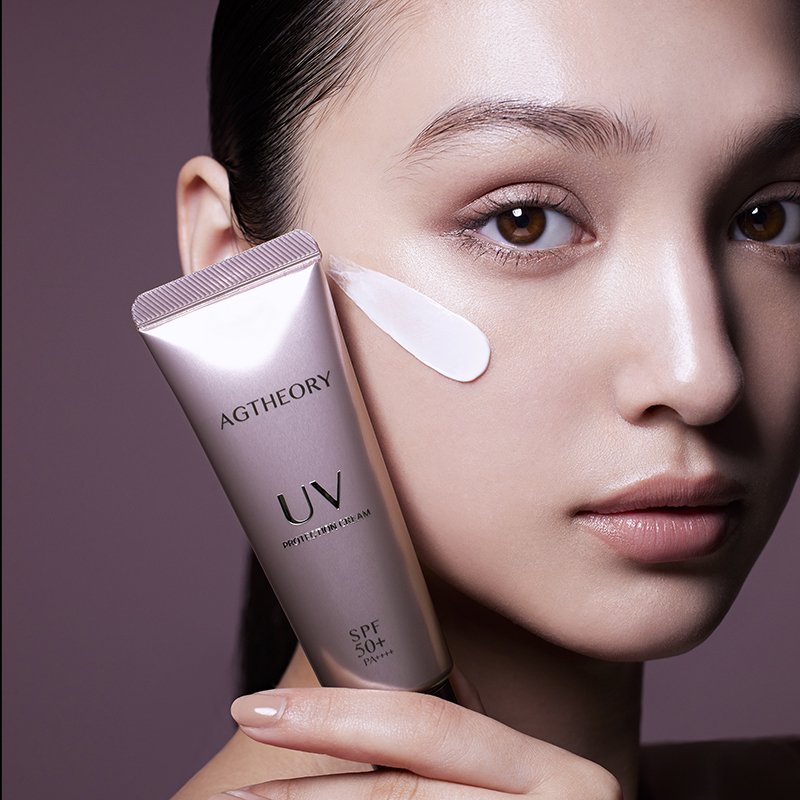 Axxzia Agtheory UV Protection Face Sunscreen Cream SPF 40g - Daily Moisturizing & Anti-Aging for Outdoor Activities & Travel