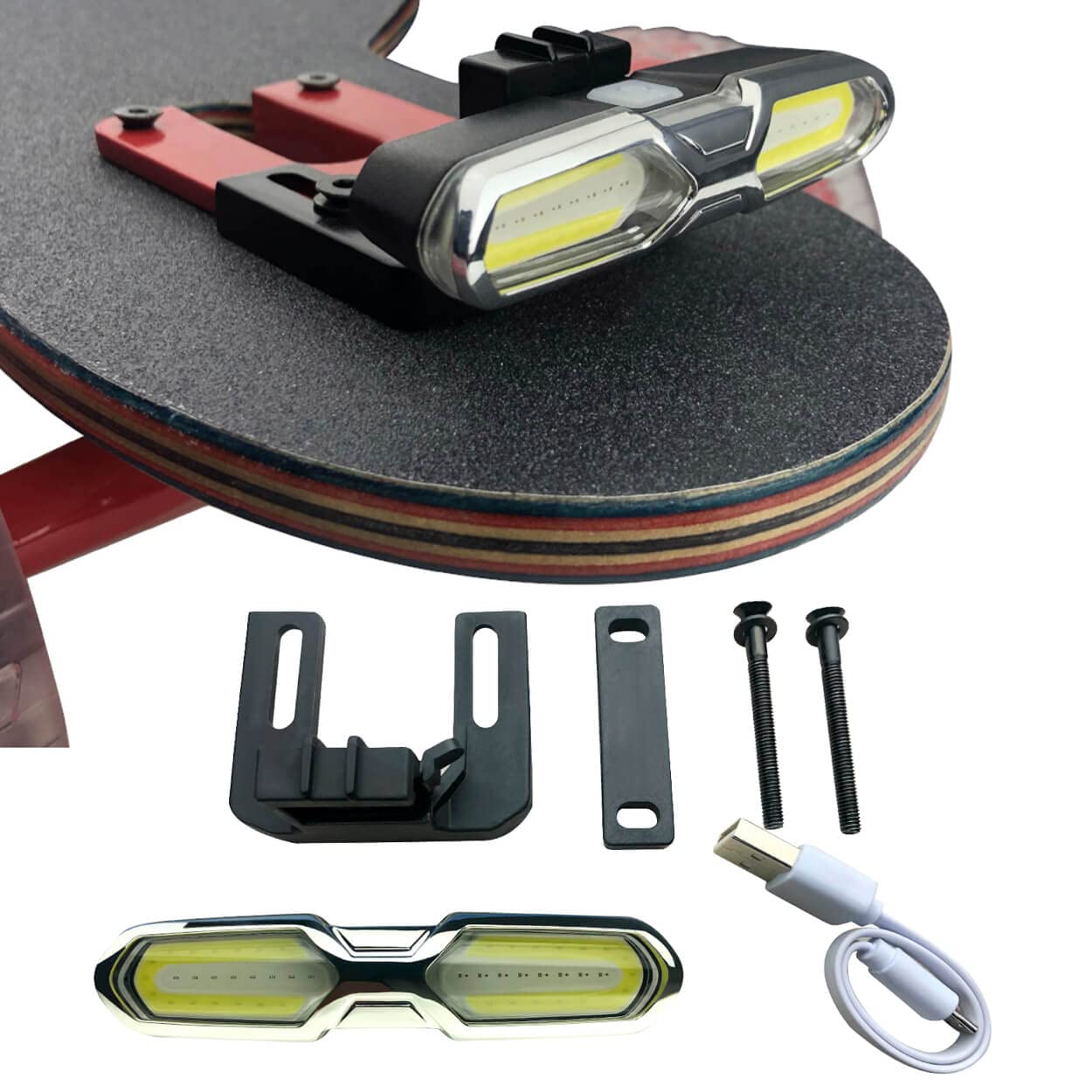 IWONDER V2.0 & V3.0 LED Skateboard Wheel Lights - Glow in The Dark for Night Riding, Long-Lasting Battery, Easy Installation - Perfect for Street Skating, Longboard, Cruiser & Electric Skateboards