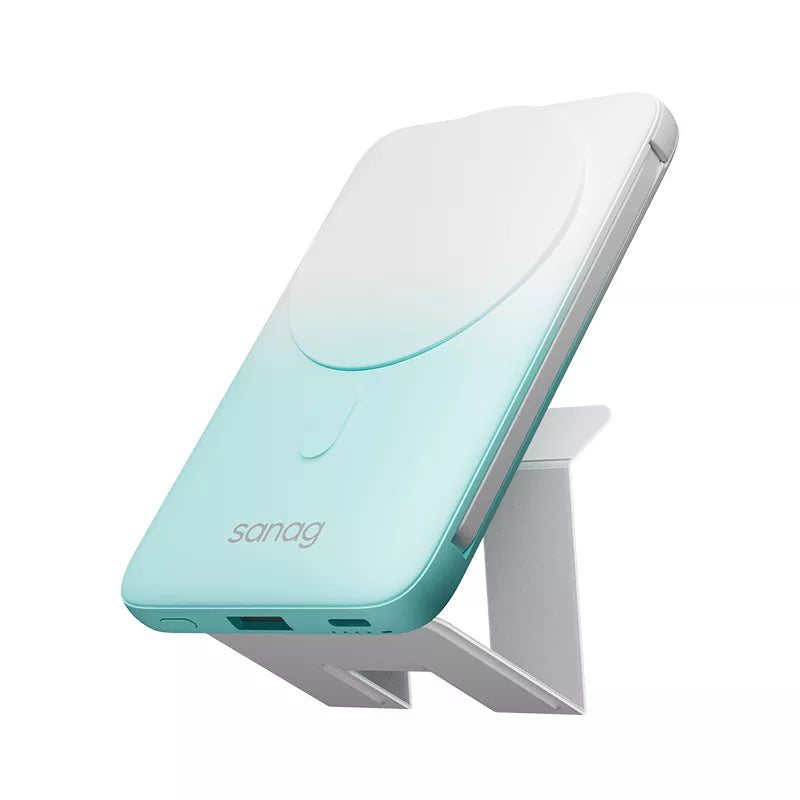 Sanag K60 Magnetic Wireless Fast Charging Power Bank 10000mAh - Portable Battery Pack for iPhone 15/14/13/12, Samsung Galaxy, AirPods | Perfect for Travel, Camping & Emergency Charging