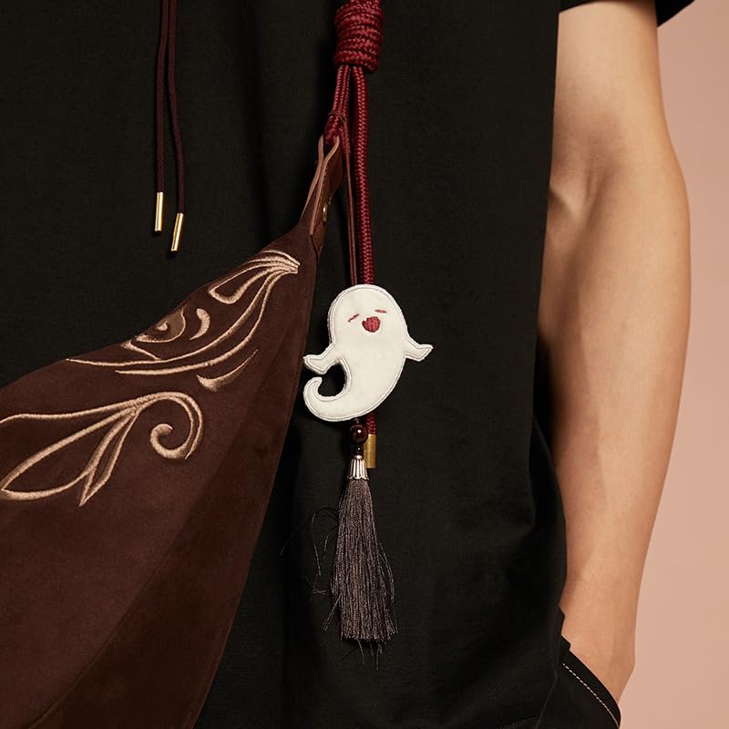 Hu Tao Cosplay Messenger Bag - Anime Genshin Impact Themed Crossbody Bag for School, Work & Travel | Lightweight & Durable