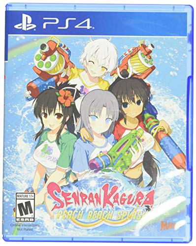 Senran Kagura Peach Beach Splash - No Shirt, No Shoes, All Service Edition - PlayStation 4 Game - Anime Water Gun Battle Action for PS4 - Perfect for Summer Gaming Parties & Anime Fans